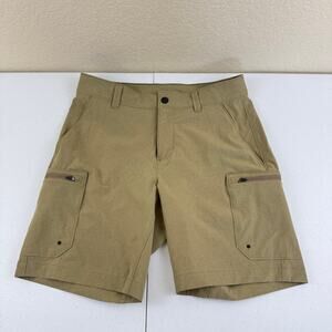 Eddie Bauer Shorts Mens Waist 30 Hiking Outdoor Fishing Nylon Cargo 8" Inseam